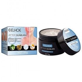 5 Pcs Gel Réparateur Après Soleil,Crème Hydratante Bio, Apaisante et Hydratante, Réparatrice Coups de Soleil et Cicatrices - 