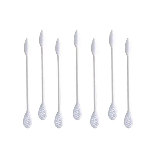 Lot de 50 bourgeons de maquillage double face pointus et plats en coton