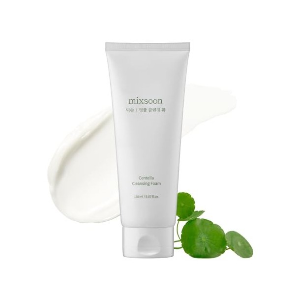 Mousse nettoyante Centella Mixsoon, 5,07 fl oz Pack de 1 | 150 ml.