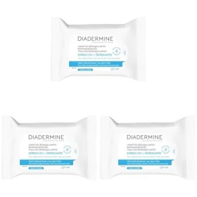 Diadermine Lingettes Démaquillantes Express 3-en-1 40 lingettes. Lot de 3 