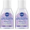 NIVEA Eau Micellaire APAISANTE Peaux Sensibles Mini Format 1 x 100 ml , démaquillant enrichi aux micelles et acides animés s