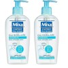 MIXA - Eau nettoyante - APAISANTE Peaux très sensibles et réactives - 200ml, lemballage peut varier Lot de 2 