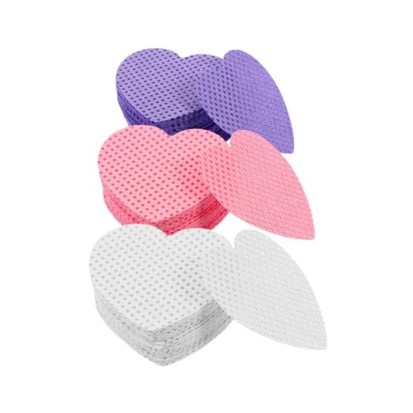 Healeved 3 Boîtes Fournitures pour ongles et cils lingettes dissolvantes pour vernis à ongles fournitures dextension de cils