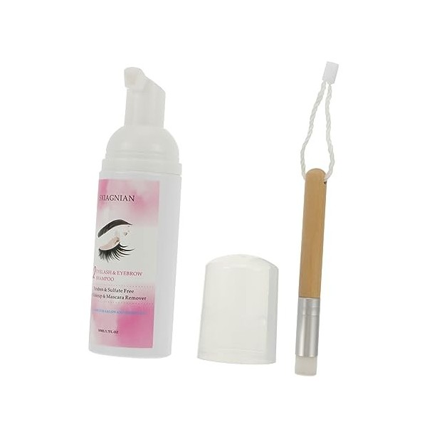 Healeved 3 Pièces Mousse nettoyante pour les cils shampooing nettoyant pour les cils mascara pour les yeux lashes extension l