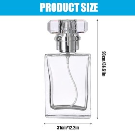 Bouteille Vaporisateur de Parfum, Atomiseur Parfum, Vaporisateur Parfum Rechargeable, Flacon vaporisateur de parfum en verre 