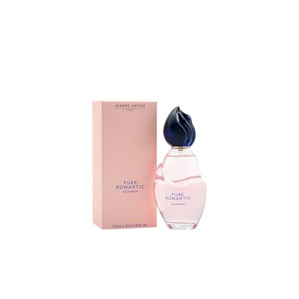 JEANNE ARTHES - Parfum Femme Pure Romantic - Eau de parfum - Flacon Vaporisateur 100 ml - Fabriqué en France à Grasse