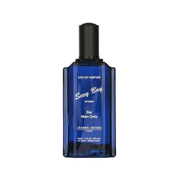 JEANNE ARTHES - Parfum Homme Sexy Boy Intense - Eau de Parfum - Flacon Vaporisateur 100 ml - Fabriqué en France à Grasse