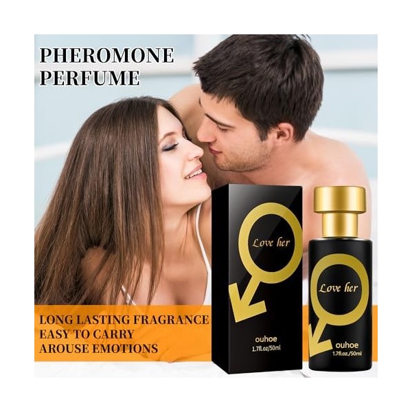 ELF-GRETTER 50ML Parfum Pheromone pour Homme, Parfum Phéromones, Eau de Parfum Homme, Parfum au Pheromone Homme pour Attire F