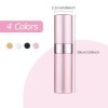 Kiperline 4PCS Vaporisateur Parfum Vide, 8ML Vaporisateur Parfum Voyage Portable Recharge Parfum Mini Flacon Parfum Vide Atom