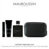 Mauboussin - Coffret Prestige 2024 Pour Lui In Black : Eau de Parfum 100ml, Gel Douche 75ml, Travel Spray 20ml & Sac Bandouli