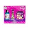 Corine de Farme - Coffret Princesses avec Eau de Toilette 50ml, Bain Moussant 300ml et Boîte à Goûter - Cadeau pour Fille - P