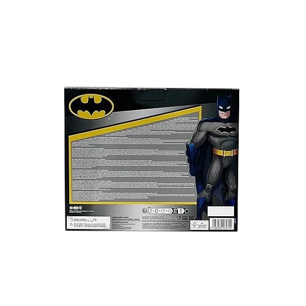 Corine de Farme - Coffret Batman avec Eau de Toilette 50ml, Bain Moussant 300ml et Boîte à Goûter - Cadeau pour Garçon - Parf