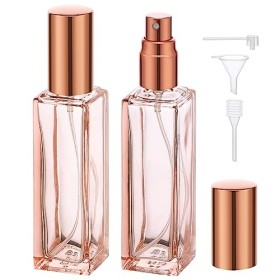 Segbeauty Vaporisateur Parfum, Flacon Parfum Rechargeable, 2 Pièces Atomiseur Parfum de Sac 20ml, Flacon de Parfum Vide Echan