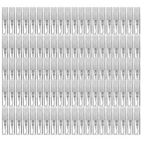 FINDIR Lot de 100 mini flacons pulvérisateurs 2ml transparents Mini Atomiseur de Parfum Vide Rechargeable Flacons Vaporisateu