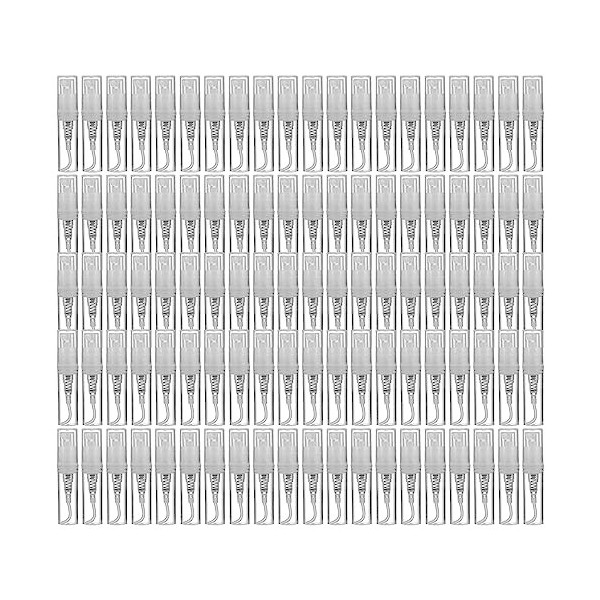 FINDIR Lot de 100 mini flacons pulvérisateurs 2ml transparents Mini Atomiseur de Parfum Vide Rechargeable Flacons Vaporisateu