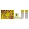 Versace Versace Yellow Diamond For Women 4 Pc Gift Set 3oz EDT Spray, 3.4oz Shower Gel, 3.4oz Body Lotion, 5ml EDT Spray Min