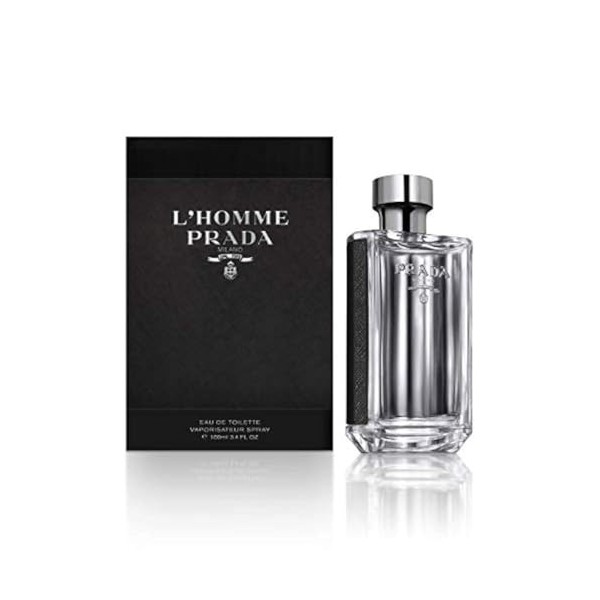 Prada LHomme For Men Eau de Toilette Vaporisateur 3.4 Fluid Ounce