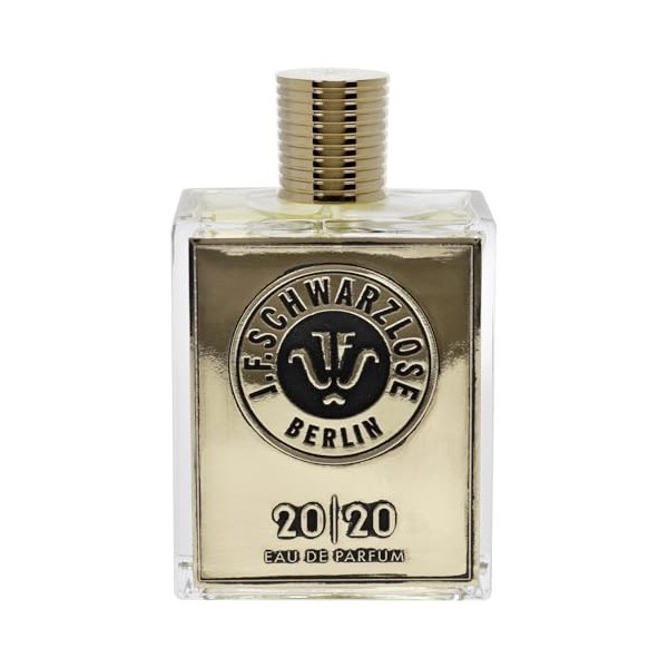 Schwarzlose 20-20 - Unisex EDP Spray Fragrance - Long Lasting and Captivating Perfume with Rose, Patchouli, Amber Wood, and P