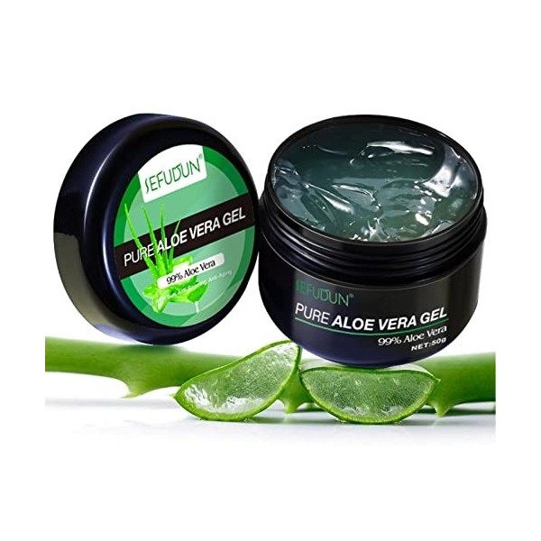 Ocobetom Gel daloe Vera Bio | Gel apaisant hydratant à laloe Vera - Gel Doux Aloe Vera Bio Visage et Corps