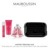 Mauboussin - Coffret Prestige 2024 A La Folie : Eau de Parfum 100ml, Lait Corps 75ml, Travel Spray 20ml & Sac Bandoulière