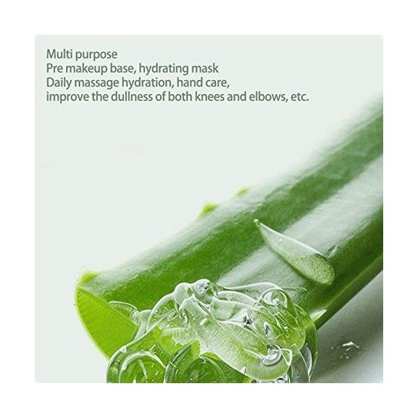 Gel DAloe Vera, 250g Gel DAloe Vera Hydratant Apaisant Peaux Sensibles Réduit les Cicatrices de Réparation dAcné Disponibl