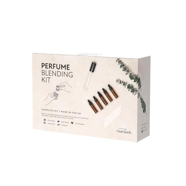 Kit de Fabrication de Parfum par OurHands - créez vos propres fragrances sur mesure, coffret cadeau de parfum parfait pour ho