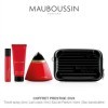 Mauboussin - Coffret Prestige 2024 In Red : Eau de Parfum 100ml, Lait Corps 75ml, Travel Spray 20ml & Sac Bandoulière