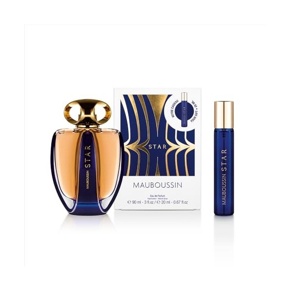 Mauboussin - Coffret Voyage Star : Eau de Parfum 90ml & Travel Spray 20ml