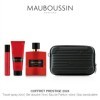 Mauboussin - Coffret Prestige 2024 Pour Lui In Red : Eau de Parfum 100ml, Gel Douche 75ml, Travel Spray 20ml & Sac Bandoulièr