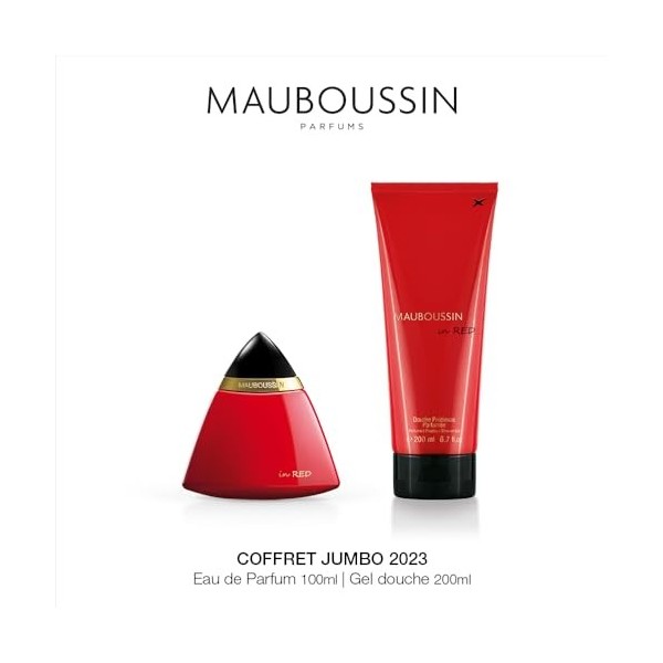 Mauboussin - Coffret Jumbo In Red : Eau de Parfum 100ml & Gel Douche 200ml