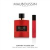 Mauboussin - Coffret Voyage Pour Lui In Red : Eau de Parfum 100ml & Travel Spray 20ml