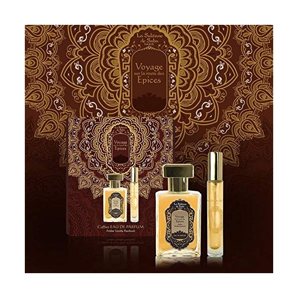 La Sultane de Saba - Coffret Parfum ayurvédique 50ml + Vaporisateur 15ml