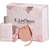 T. LeClerc - Coffret Cadeau pour Elle - Le Parfum Poudré 50ml et la Céramique Parfumée : IRIS BLANC dans un joli boitier à co