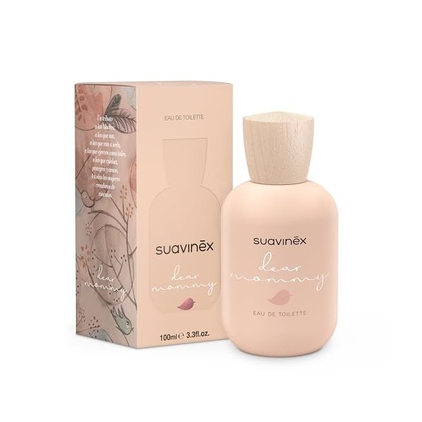 Suavinex, Coffret Parfum pour Femme et Bébé, avec Parfum pour Bébé Baby Cologne 100 ml +Parfum pour Femme Dear Mommy 100 ml, 