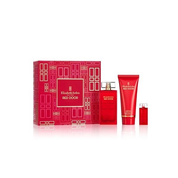 Elizabeth Arden Red Door Coffret Trio Eau de Toilette, Cadeau Femme