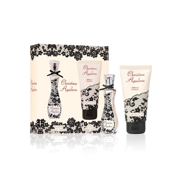 Christina Aguilera, Coffret Signature, Eau de Parfum Femme Vaporisateur, Senteur Florale & Orientale