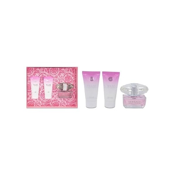 Versace Bright Crystal EDT 50ML + SG 50ML + BL 50M