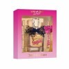 Juicy Couture Gold Couture, Coffret Trio Eau de Parfum Spray Vaporisateur pour Femme, Vaporisateur de Sac, Parfum Sensuel, Fl