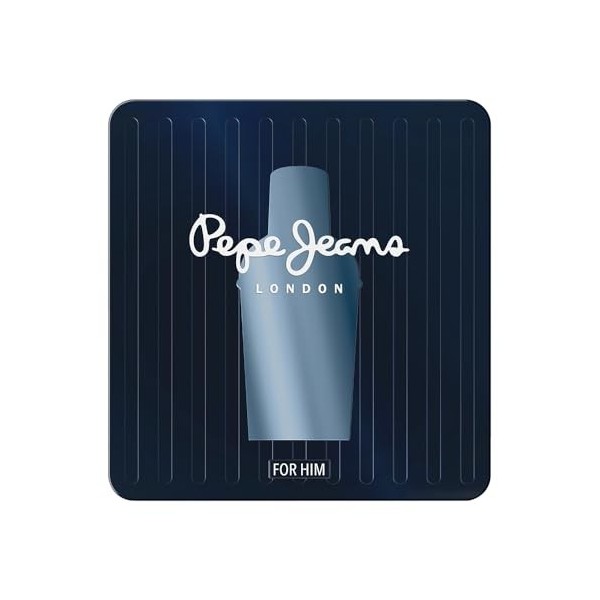 Pepe Jeans Addictive For Him Coffret Cadeau Homme Parfum Homme 2 Pièces Eau de Parfum 100ml et Gel Douche 100ml Set Fragance 