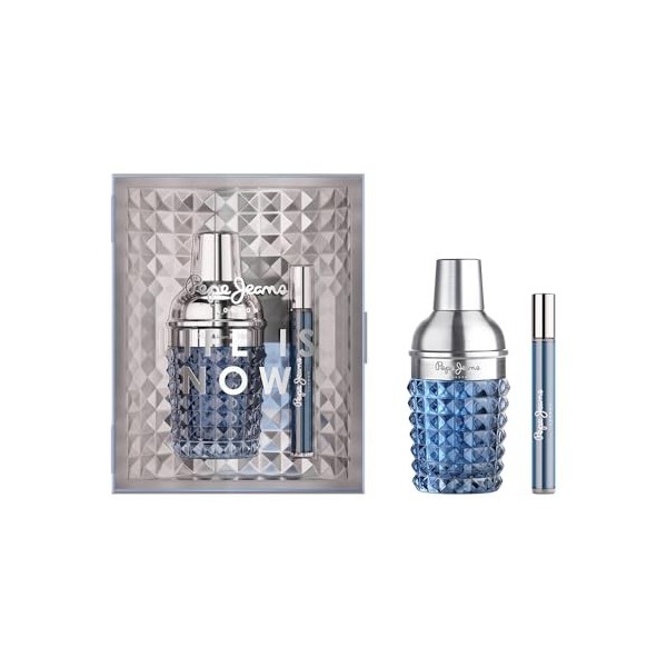 Pepe Jeans Life Is Now For Him Coffret Cadeau Homme Pack 2 Pièces Eau de Toilette Homme 100ml et 10ml Set Fragrance Aromatiqu