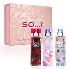 SO... ? Coffret de parfums féminins de qualité supérieure, Sorbet Dream, Dark Romance, Floral Crush, Eau de Parfum avec Parfu
