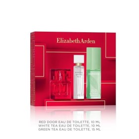 Elizabeth Arden Coffret Trio Prestige, Parfum pour Femme, Red Door, Green Tea et White Tea, Parfums Miniatures, Cadeau pour F