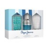 Pepe Jeans Life Is Now For Him Coffret Cadeau Homme Pack 3 Pièces Eau de Toilette Homme 30ml After Shave 50ml et Gel Douche 5