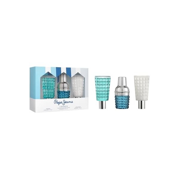 Pepe Jeans Life Is Now For Him Coffret Cadeau Homme Pack 3 Pièces Eau de Toilette Homme 30ml After Shave 50ml et Gel Douche 5