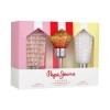 Pepe Jeans Cocktail Edition For Her Coffret Cadeau Femme Pack 3 Pièces Eau de Toilette Homme 30ml, Body Lotion 50ml et Gel Do