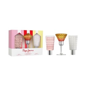 Pepe Jeans Cocktail Edition For Her Coffret Cadeau Femme Pack 3 Pièces Eau de Toilette Homme 30ml, Body Lotion 50ml et Gel Do