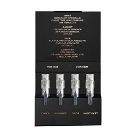 The King and Queen Collection by Royalty By Maluma for Unisex - 4 Pc Gift Set 0.05oz Onyx For Him EDP