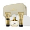 Farmasi Bliss Set, coffret cadeau femme 4 produits avec parfum de 70 ml, gel douche 100 ml, lotion corporelle 100 ml, beauté 