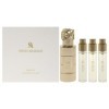 Swiss Arabian Rose 01 For Unisex 4 Pc Mini Gift Set 3 x 10ml Perfume Spray, 1 Metal Case