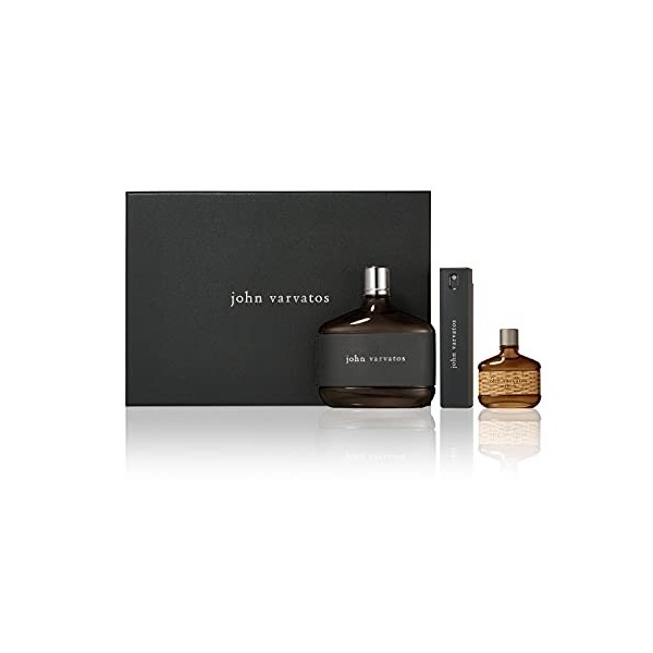 John Varvatos - Heritage - Coffret Eau de Toilette Homme Vaporisateur & Vaporisateur de Voyage - Senteur Boisée